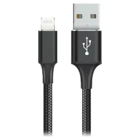 Câble USB vers micro USB Goms Noir 2 m de Goms, Câbles USB - Réf : S6502487, Prix : 3,57 €, Remise : %