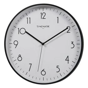 Horloge Murale Timemark Noir (30 x 30 cm) de Timemark, Pendules murales - Réf : S6502863, Prix : 11,12 €, Remise : %