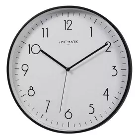 Horloge Murale Timemark Noir (30 x 30 cm) de Timemark, Pendules murales - Réf : S6502863, Prix : 10,67 €, Remise : %