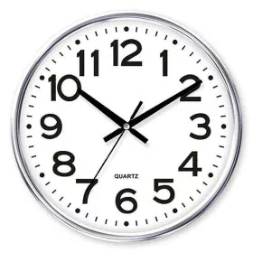 Wall Clock Timemark Silver 34 x 34 cm by Timemark, Wall Clocks - Ref: S6503177, Price: 10,66 €, Discount: %