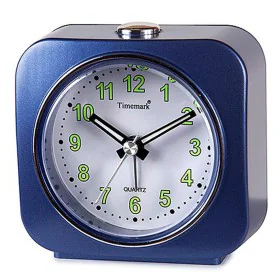 Horloge de table Timemark Bleu 9 x 9 x 4 cm de Timemark, Pendulettes de bureau - Réf : S6503565, Prix : 6,73 €, Remise : %