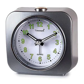 Horloge de table Timemark Gris Vert Plastique 9 x 9 x 4 cm de Timemark, Pendulettes de bureau - Réf : S6503566, Prix : 6,72 €...