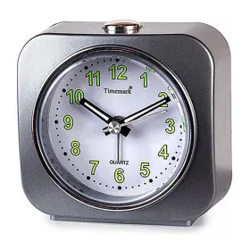 Table clock Timemark Grey Green Plastic 9 x 9 x 4 cm by Timemark, Desk & Shelf Clocks - Ref: S6503566, Price: 6,04 €, Discoun...