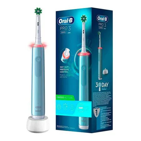 Cepillo de Dientes Eléctrico Oral-B Pro 3 Azul de Oral-B, Cepillos de dientes eléctricos y accesorios - Ref: S6503987, Precio...