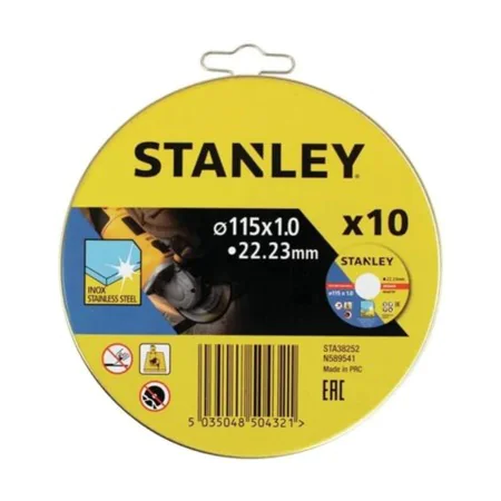 Disco da taglio Stanley (10 Unità) di Stanley, Mole e dischi abrasivi - Rif: S6504141, Prezzo: 9,14 €, Sconto: %