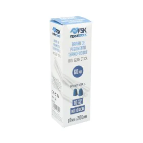 Glue stick Ferrestock Ø 7 mm Transparent (60 Units) by Ferrestock, Silicone - Ref: S6504415, Price: 8,58 €, Discount: %