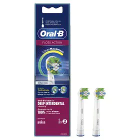 Cabezal de Recambio Oral-B Floss Action Blanco 2 Unidades de Oral-B, Cepillos de dientes eléctricos y accesorios - Ref: S6504...