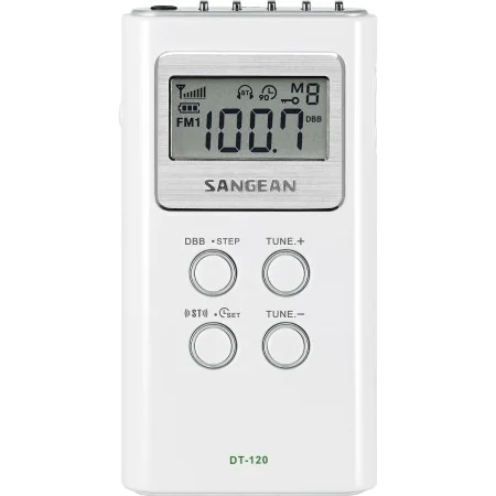 Radio Sangean DT120W BLANCO Blanc de Sangean, Radio portables - Réf : S6504919, Prix : 56,79 €, Remise : %