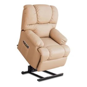 Lifter Armchair With Massager Astan Hogar Light brown Synthetic Leather by Astan Hogar, Chairs - Ref: S7000003, Price: 424,00...