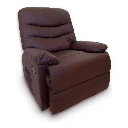 Fauteuil de Relaxation Massant Astan Hogar Manuel Chocolat Cuir synthétoqie de Astan Hogar, Chaises - Réf : S7000009, Prix : ...