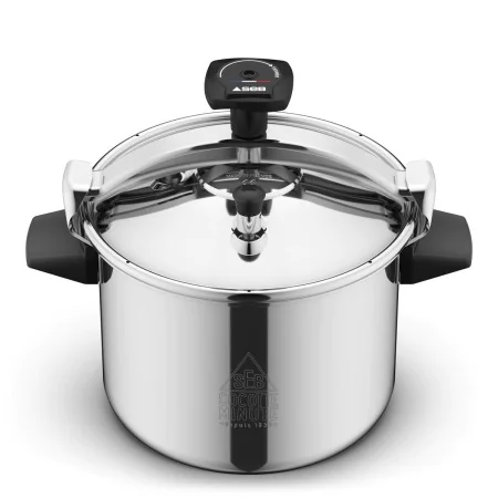 Marmites Express SEB Cocotte Minute Acier inoxydable 9 L Argenté de SEB, Autocuiseurs - Réf : S71000087, Prix : 174,26 €, Rem...