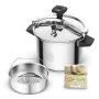 Olla Express SEB Cocotte Minute Acero Inoxidable 9 L Plateado de SEB, Ollas a presión - Ref: S71000087, Precio: 170,84 €, Des...