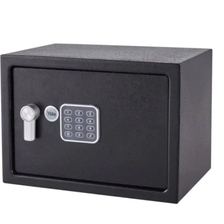 Safe Box with Electronic Lock Yale Black 16,3 L 25 x 35 x 25 cm Stainless steel by Yale, Cabinet Safes - Ref: S71000106, Pric...