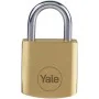 Candado de llave Yale Acero Rectangular Dorado (4 Unidades) de Yale, Candados de llave - Ref: S71000116, Precio: 29,20 €, Des...