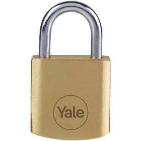 Key padlock Yale Steel Rectangular Golden (4 Units) by Yale, Keyed Padlocks - Ref: S71000116, Price: 30,36 €, Discount: %