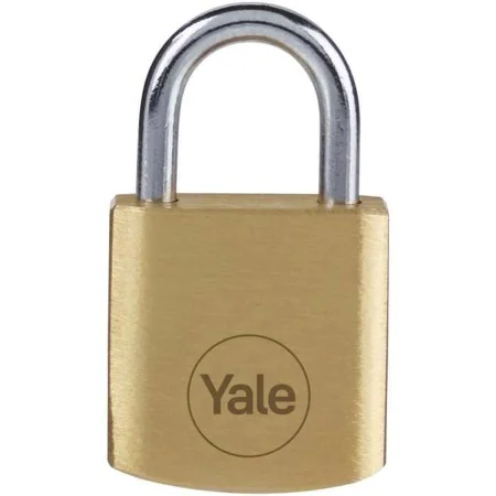 Key padlock Yale Steel Rectangular Golden (4 Units) by Yale, Keyed Padlocks - Ref: S71000116, Price: 30,18 €, Discount: %