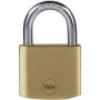 Key padlock Yale Rectangular Golden by Yale, Keyed Padlocks - Ref: S71000117, Price: 45,69 €, Discount: %