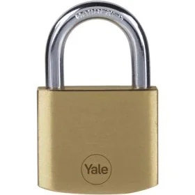 Key padlock Yale Rectangular Golden by Yale, Keyed Padlocks - Ref: S71000117, Price: 46,31 €, Discount: %