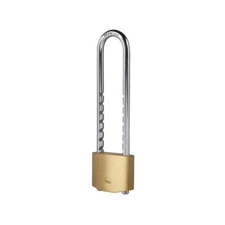 Key padlock Yale Brass Rectangular Golden by Yale, Keyed Padlocks - Ref: S71000119, Price: 37,59 €, Discount: %