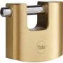 Key padlock Yale Rectangular Golden by Yale, Keyed Padlocks - Ref: S71000120, Price: 38,38 €, Discount: %