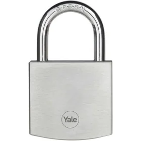 Key padlock Yale Rectangular Silver by Yale, Keyed Padlocks - Ref: S71000122, Price: 38,10 €, Discount: %