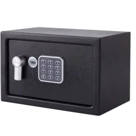 Cofre com Fecho Eletrónico Yale Preto 8,6 L 20 x 31 x 20 cm Aço de Yale, Convencionais - Ref: S71000129, Preço: 91,11 €, Desc...