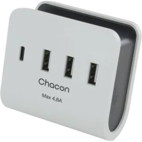 Carregador USB Parede Chacon Branco de Chacon, Carregadores - Ref: S71000227, Preço: 33,87 €, Desconto: %