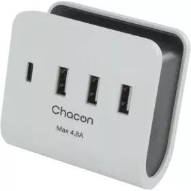 Carregador USB Parede Chacon Branco de Chacon, Carregadores - Ref: S71000227, Preço: 32,43 €, Desconto: %