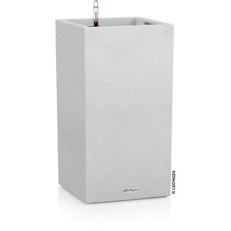 Self-watering flowerpot Lechuza White Quartz 40 x 40 x 76 cm by Lechuza, Flower Pots - Ref: S71000356, Price: 146,99 €, Disco...