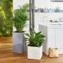 Self-watering flowerpot Lechuza Silver 40 x 40 x 76 cm Plastic by Lechuza, Flower Pots - Ref: S71000359, Price: 170,48 €, Dis...