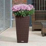 Pot auto-arrosant Lechuza Cottage Gris clair 39,5 x 39,5 x 75,5 cm de Lechuza, Pots de fleurs - Réf : S71000374, Prix : 125,0...