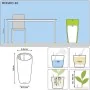 Vaso Autoirrigante Lechuza Antracite Ø 40 x 75 cm Plastica di Lechuza, Vasi tradizionali - Rif: S71000380, Prezzo: 157,63 €, ...