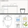 Vaso Autoirrigante Lechuza Antracite Ø 50 x 47 cm Plastica di Lechuza, Vasi tradizionali - Rif: S71000384, Prezzo: 125,43 €, ...