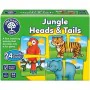 Gioco Educativo Orchard Jungle Heads & Tails (FR) di Orchard, Giochi da tavolo - Rif: S71000485, Prezzo: 32,31 €, Sconto: %