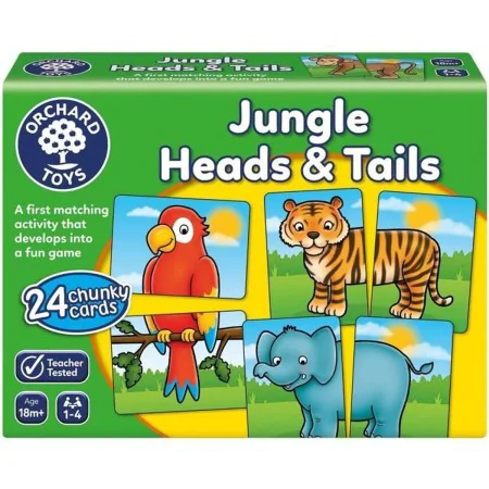 Gioco Educativo Orchard Jungle Heads & Tails (FR) di Orchard, Giochi da tavolo - Rif: S71000485, Prezzo: 32,31 €, Sconto: %