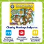 Board game Orchard Cheecky Monkeys (FR) by Orchard, Games with counters - Ref: S71000504, Price: 36,19 €, Discount: %