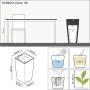 Plant pot Lechuza 40 x 40 x 75 cm Plastic Squared by Lechuza, Flower Pots - Ref: S71000641, Price: 123,59 €, Discount: %