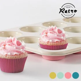 Stampo per Cupcake Retro di BigBuy Cooking, Piatti e teglie - Rif: B1020234, Prezzo: 5,28 €, Sconto: %