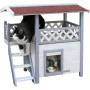 Caseta Kerbl Lodge Ontario Gris 77 x 50 x 73 cm Gato Madera de Kerbl, Casetas y condominios para gatos - Ref: S71000841, Prec...