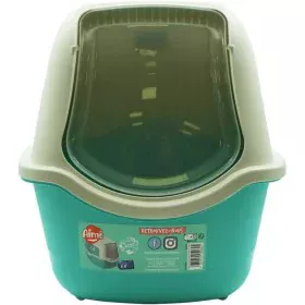 Cat Litter Box Aimé Blue White Plastic by Aimé, Sand boxes - Ref: S71000884, Price: 41,61 €, Discount: %