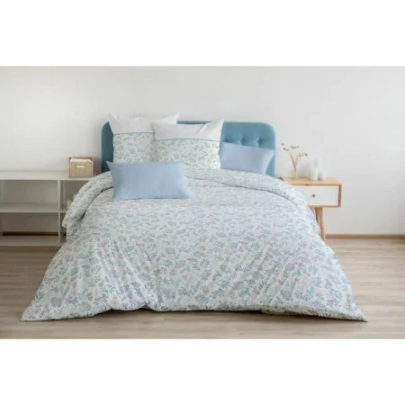 Parure de couette HOME LINGE PASSION 220 x 240 cm Bleu 3 Pièces de HOME LINGE PASSION, Couettes et housses de couette - Réf :...