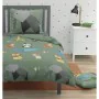 Duvet cover set Roupillon Animals 140 x 200 cm Green Khaki 2 Pieces by Roupillon, Duvet Covers - Ref: S71001164, Price: 33,15...