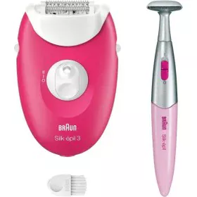 Épilateur électrique Braun 3-202 Fuchsia de Braun, Épilateurs et accessoires - Réf : S71001369, Prix : 63,48 €, Remise : %