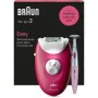 Depiladora Eléctrica Braun 3-202 Fucsia de Braun, Depiladoras y accesorios - Ref: S71001369, Precio: 64,41 €, Descuento: %