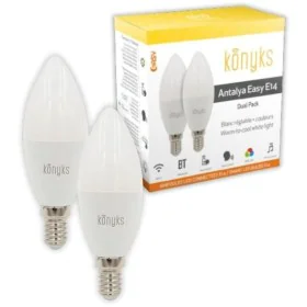 Candle LED Light Bulb Konyks e14 White by Konyks, LED Bulbs - Ref: S71001436, Price: 37,29 €, Discount: %