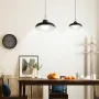 Candeeiro de teto Lumisky WAREN Preto Metal Moderno de Lumisky, Iluminação suspensa - Ref: S71001472, Preço: 67,24 €, Descont...