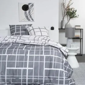 Duvet cover set TODAY White 240 x 220 cm 3 Pieces by TODAY, Quilts and quilt covers - Ref: S71001553, Price: 33,77 €, Discoun...