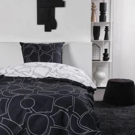 Duvet cover set TODAY Black 140 x 200 cm by TODAY, Quilts and quilt covers - Ref: S71001557, Price: 33,55 €, Discount: %