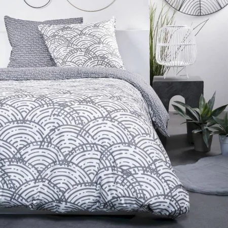 Duvet cover set TODAY Grey 240 x 220 cm 3 Pieces by TODAY, Quilts and quilt covers - Ref: S71001589, Price: 40,99 €, Discount: %