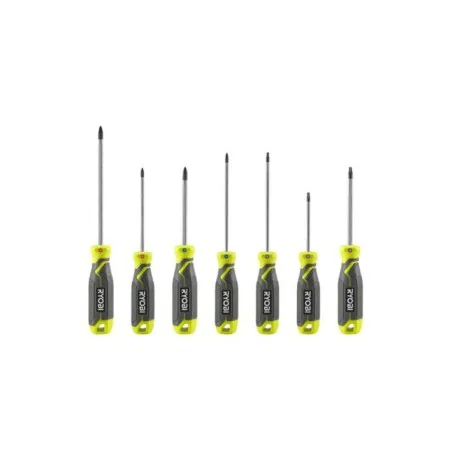 Set de Destornilladores Ryobi RHSDS 7 Piezas de Ryobi, Destornilladores - Ref: S71001696, Precio: 39,23 €, Descuento: %